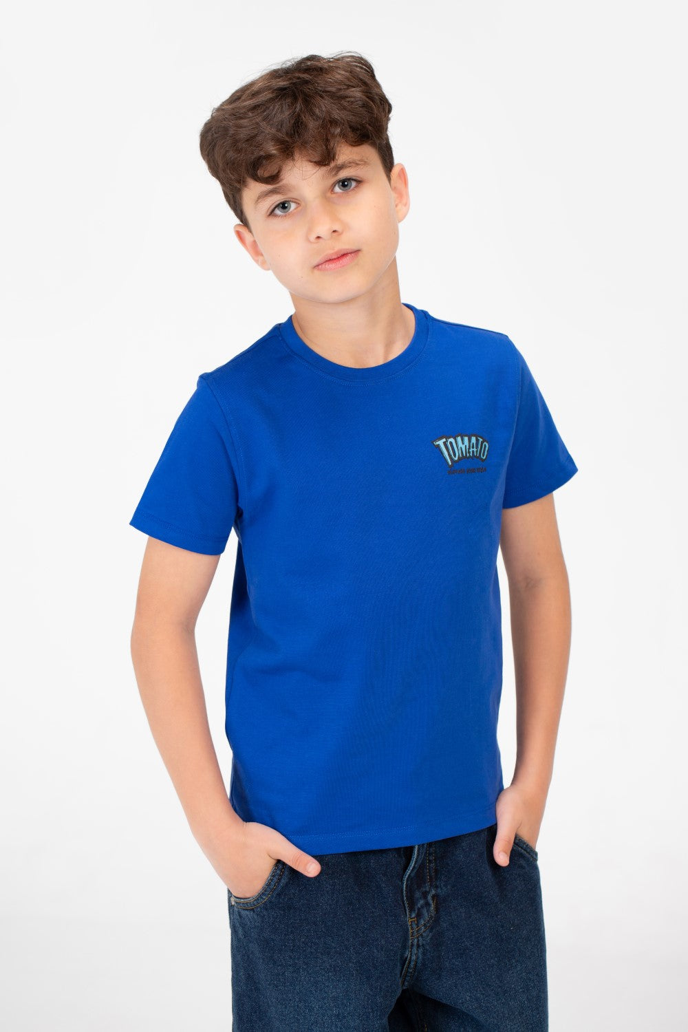 Boy's Tomato Crew Neck T-Shirt