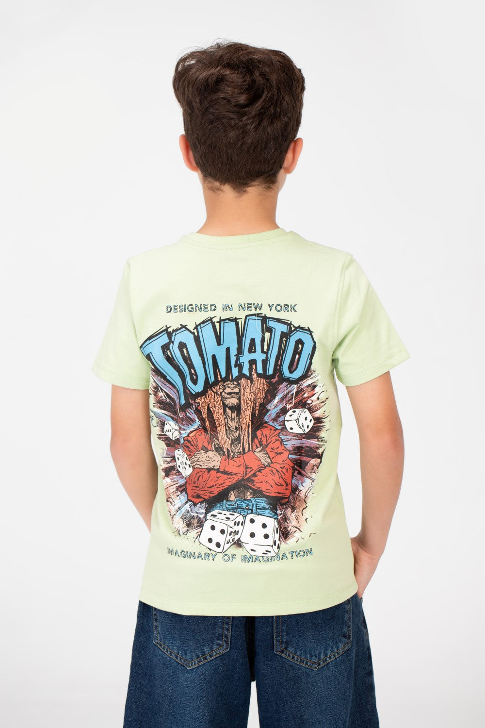Boy's Tomato Crew Neck T-Shirt