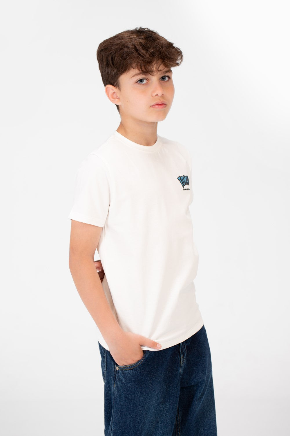 Boy's Tomato Crew Neck T-Shirt