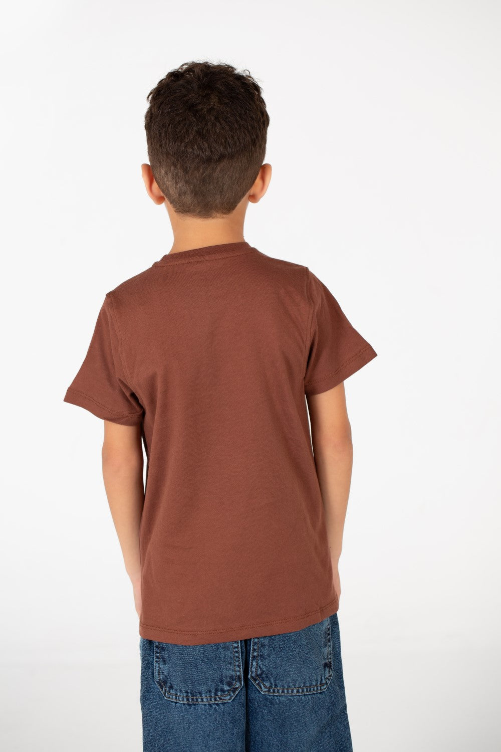 تي شيرت مطبوع بأكمام قصيرة للأولاد