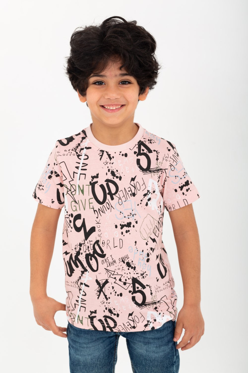 Boy's Printed T-Shirt Made Of Cotton