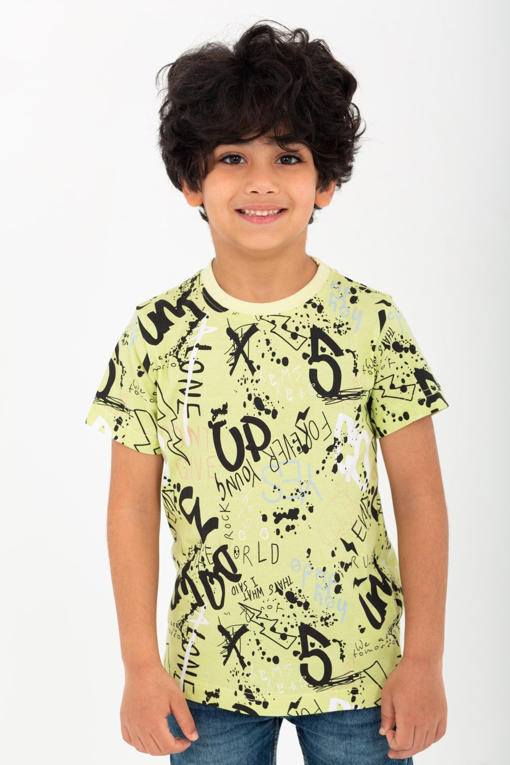 Boy's Printed T-Shirt Made Of Cotton