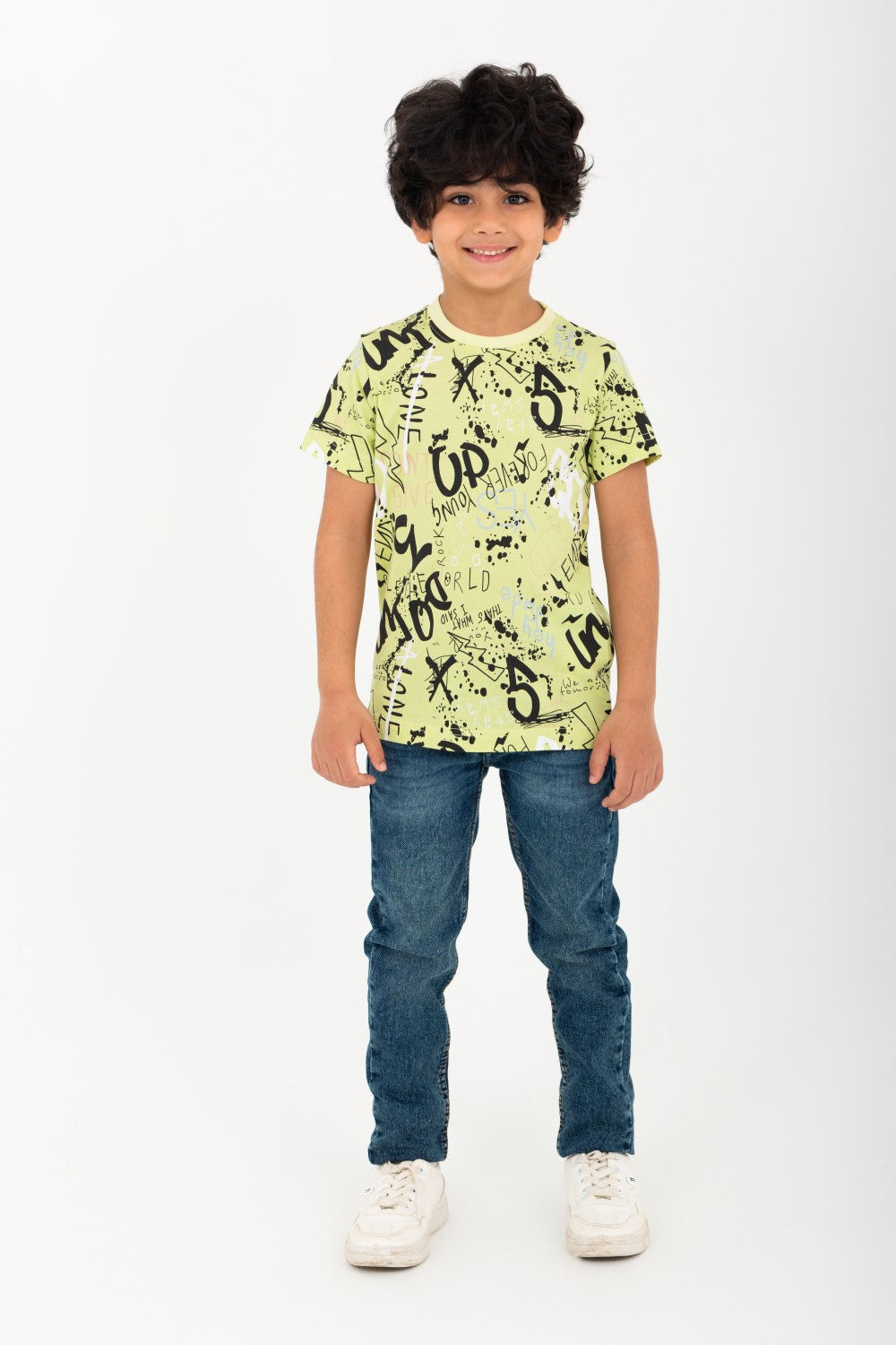 Boy's Printed T-Shirt Made Of Cotton