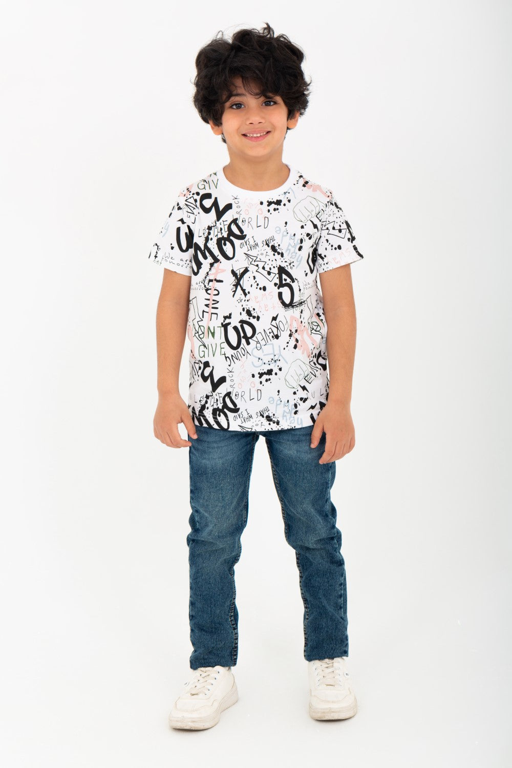 Boy's Printed T-Shirt Made Of Cotton