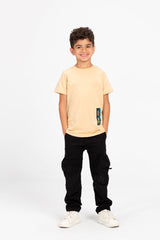 Boy's Tomato Printed Crew Neck T-Shirt