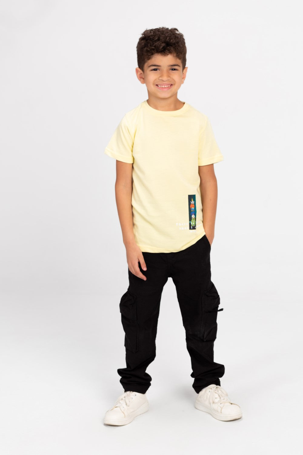 Boy's Tomato Printed Crew Neck T-Shirt