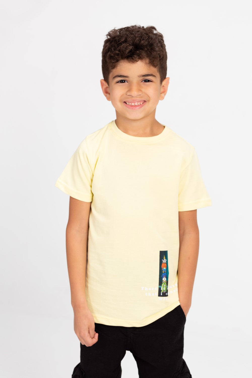 Boy's Tomato Printed Crew Neck T-Shirt