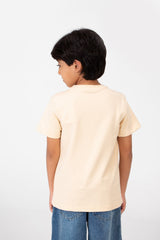 Boy's Milton Printed Half Sleeve T-Shirt