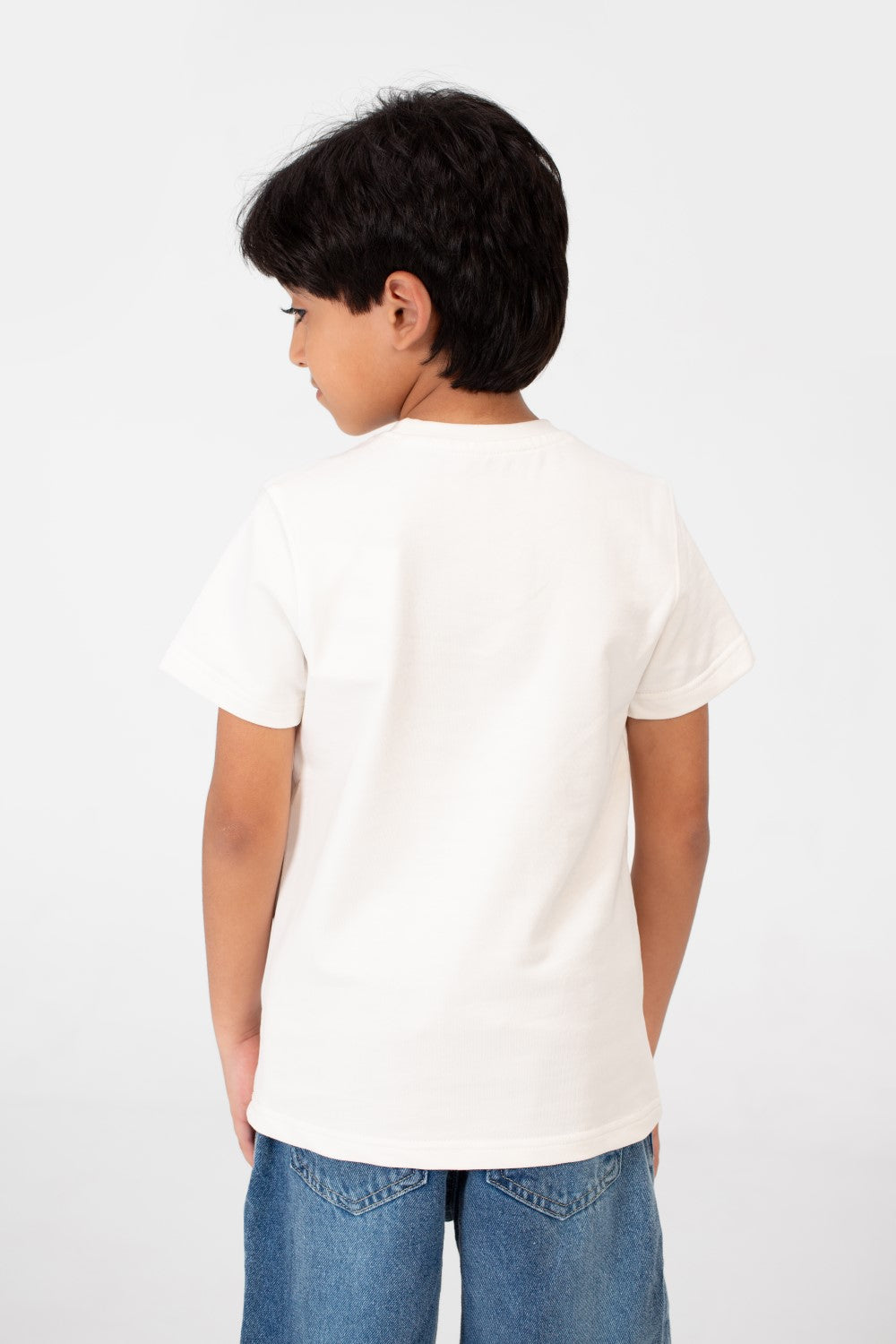 Boy's Milton Printed Half Sleeve T-Shirt