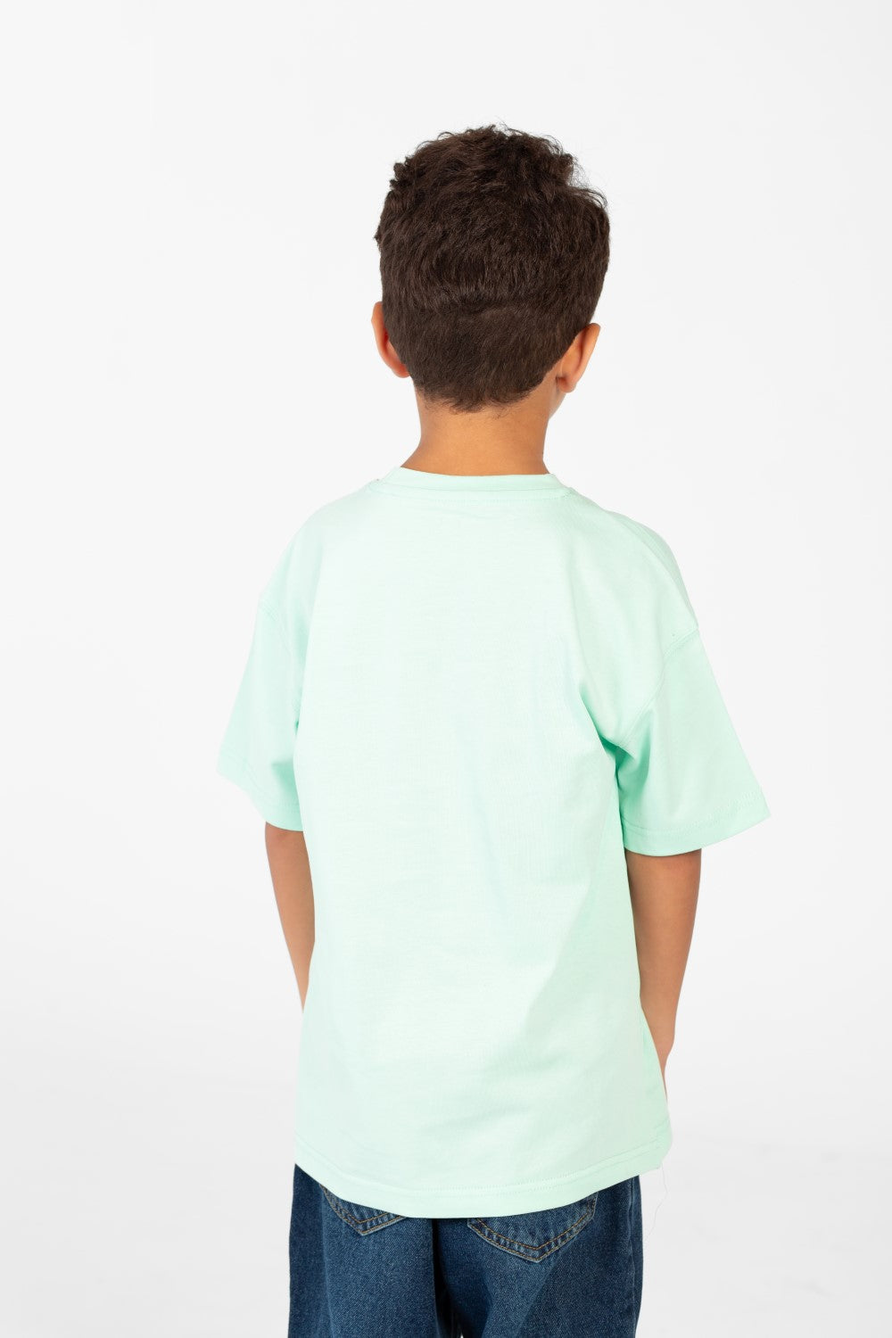 Boy's Graphic Print Half Sleeve Comfortable T-Shirt