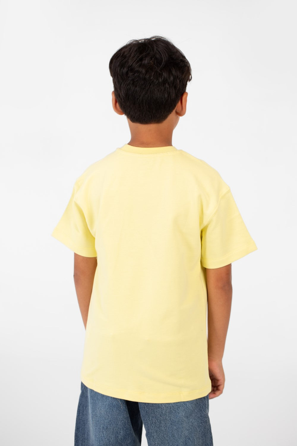 تي شيرت ميلتون صيفي كبير الحجم للأولاد بطبعة أمامية وأكمام قصيرة