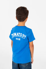 Boy's Printed Crew Neck Half Sleeve T-shirt