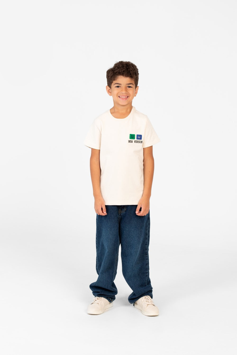Boy's Printed Crew Neck Half Sleeve T-shirt