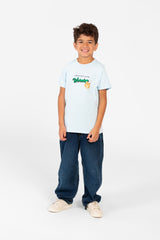 تي شيرت للأولاد بطبعة جرافيكية ورقبة دائرية وأكمام نصفية - 1