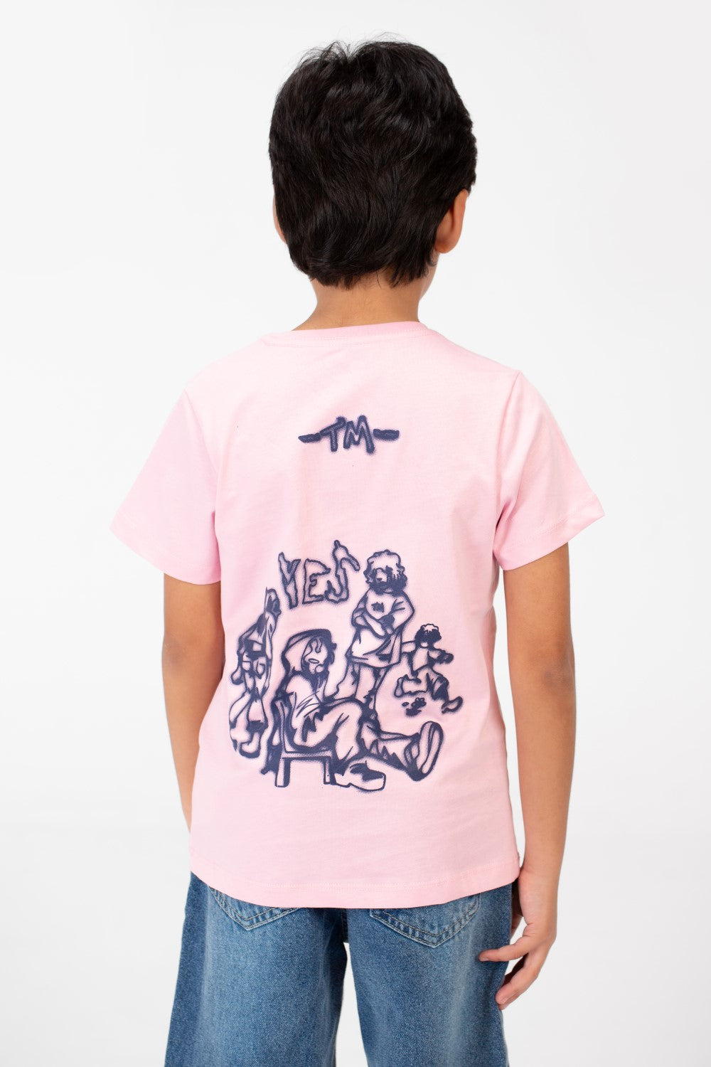 Boy's Tomato Printed Half Sleeve T-Shirt