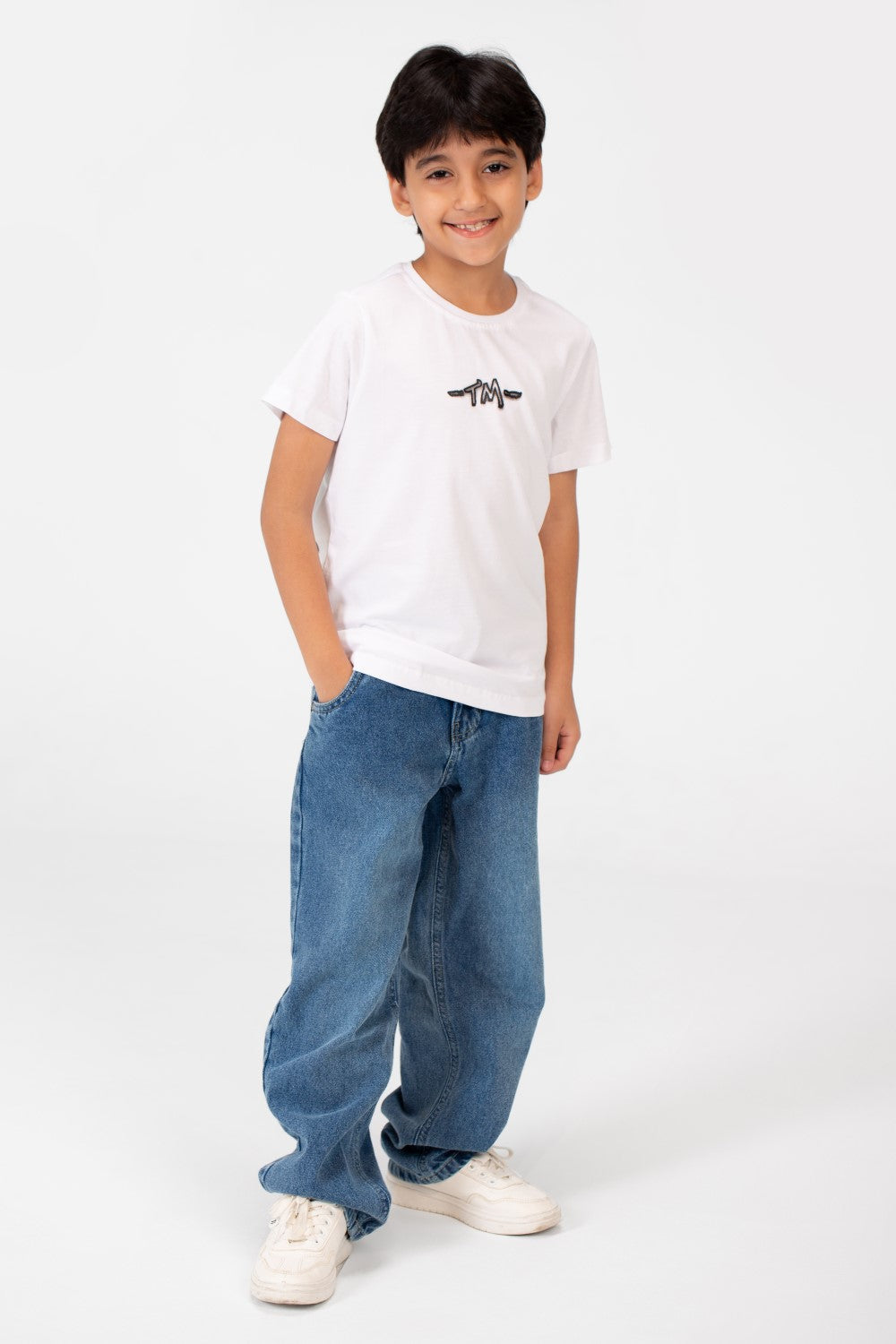 Boy's Tomato Printed Half Sleeve T-Shirt