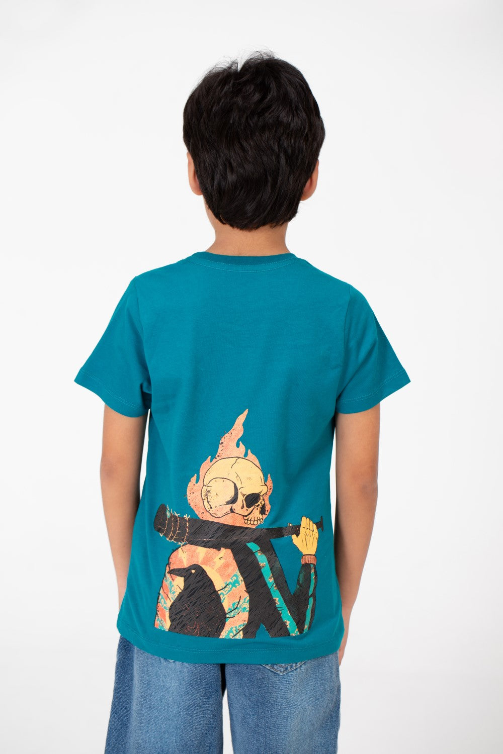Boy's Crew Neck T-Shirt Printed