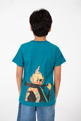 Boy's Crew Neck T-Shirt Printed