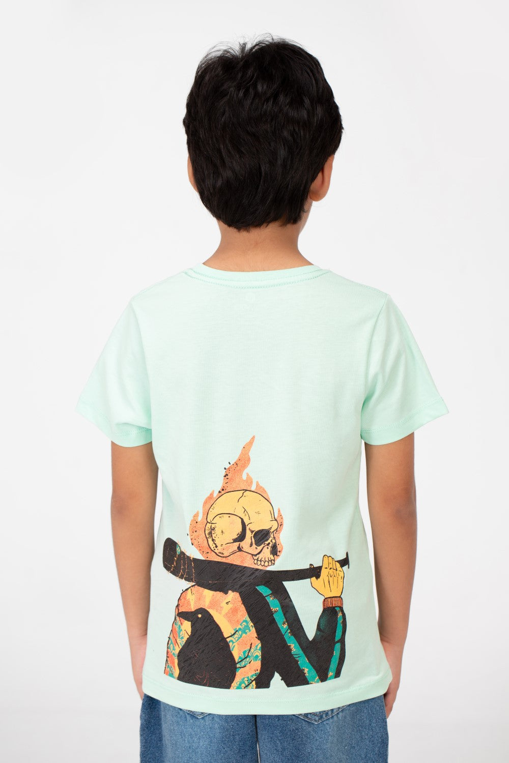 Boy's Crew Neck T-Shirt Printed
