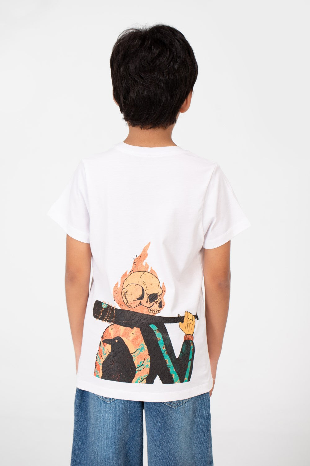 Boy's Crew Neck T-Shirt Printed