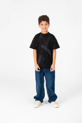 Boy's Modern Colorful Half Sleeve Round Neck T-shirt