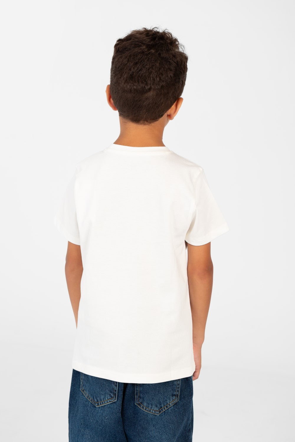 Boy's Crew Neck Printed T-Shirt