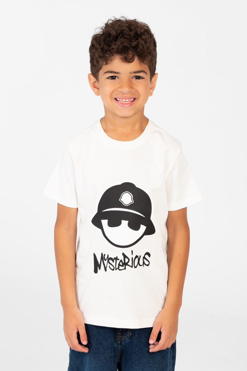 Boy's Crew Neck Printed T-Shirt