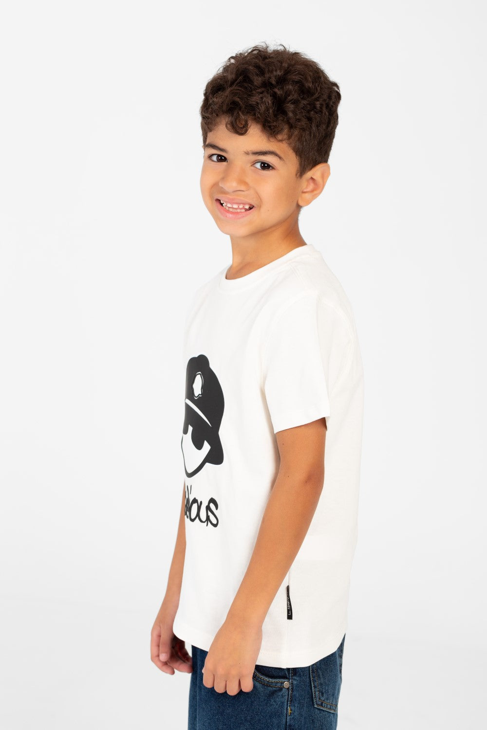 Boy's Crew Neck Printed T-Shirt