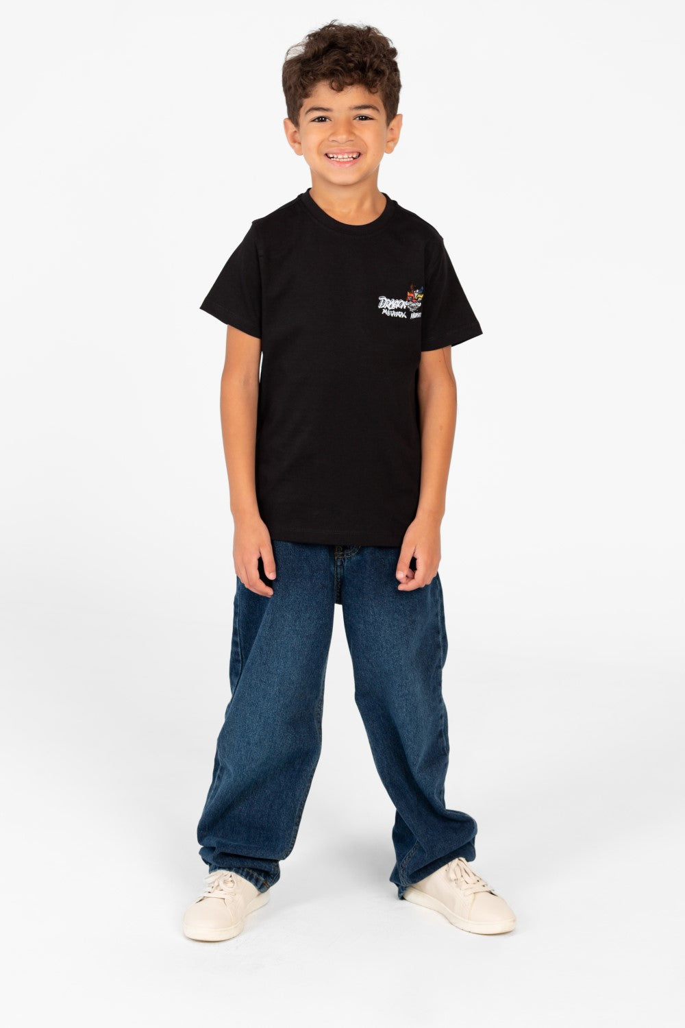 Boy's Tomato Graphic Print Crew Neck T-Shirt