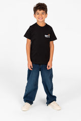 Boy's Tomato Graphic Print Crew Neck T-Shirt