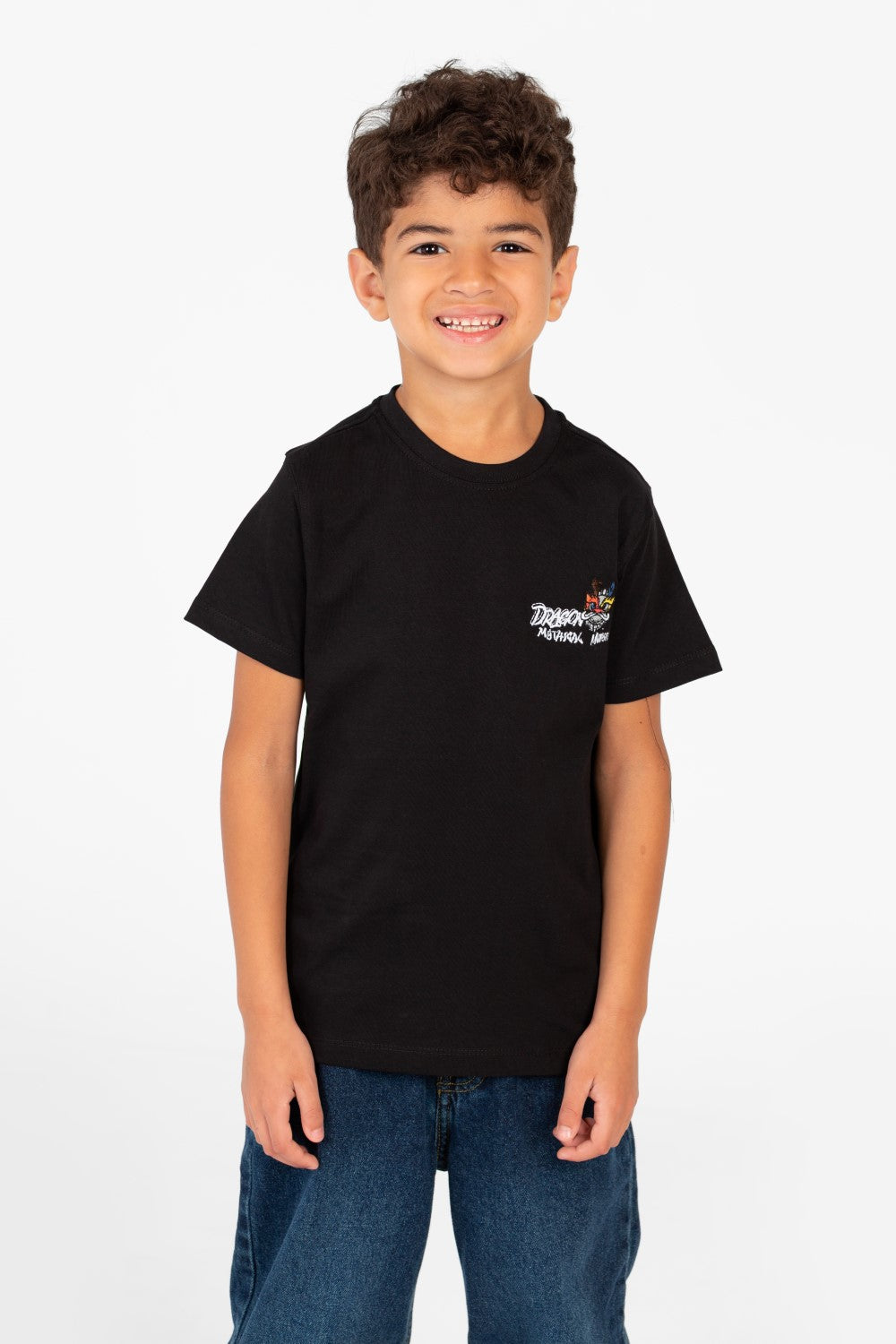 Boy's Tomato Graphic Print Crew Neck T-Shirt