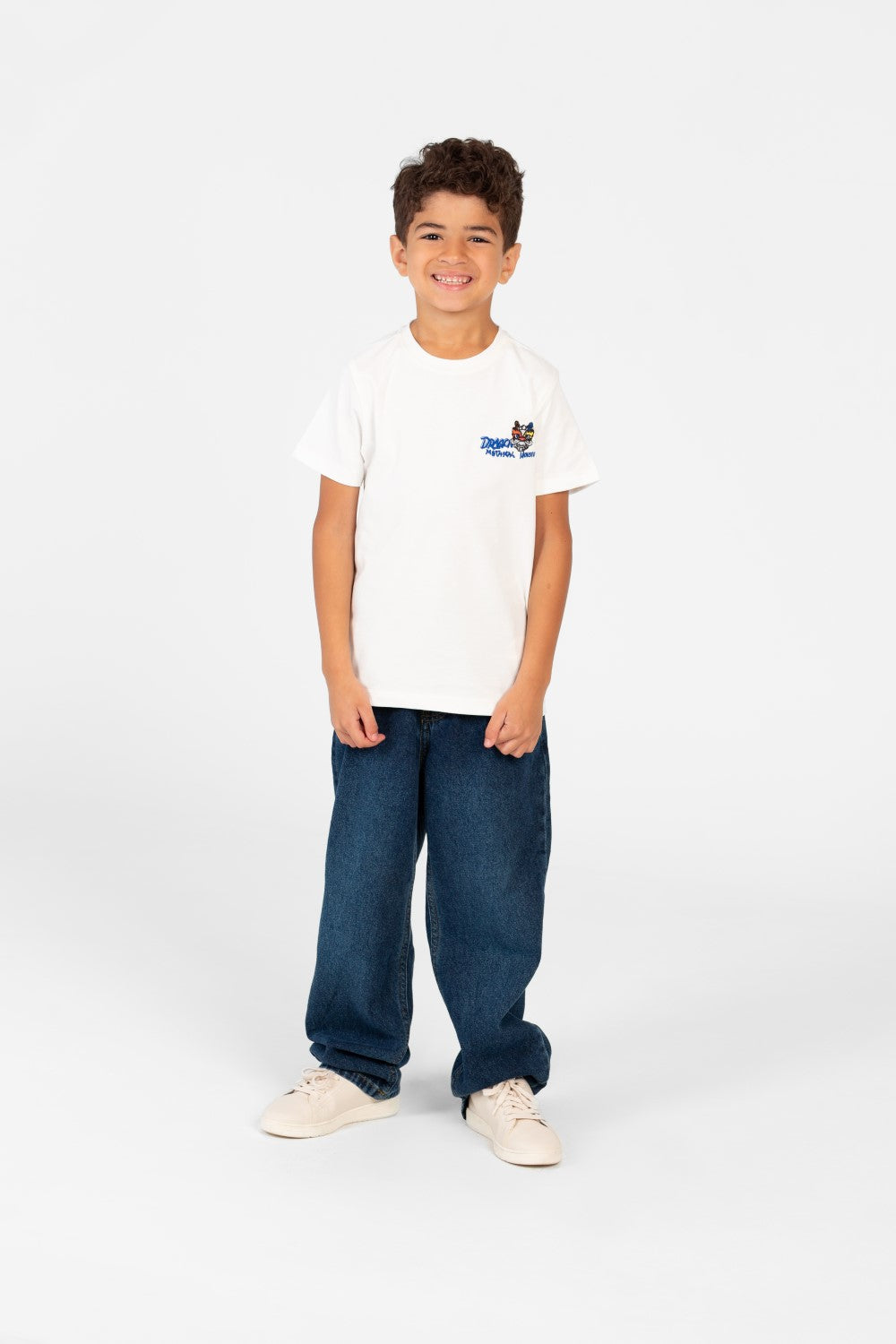 Boy's Tomato Graphic Print Crew Neck T-Shirt