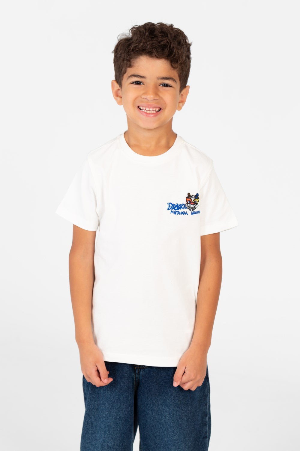 Boy's Tomato Graphic Print Crew Neck T-Shirt