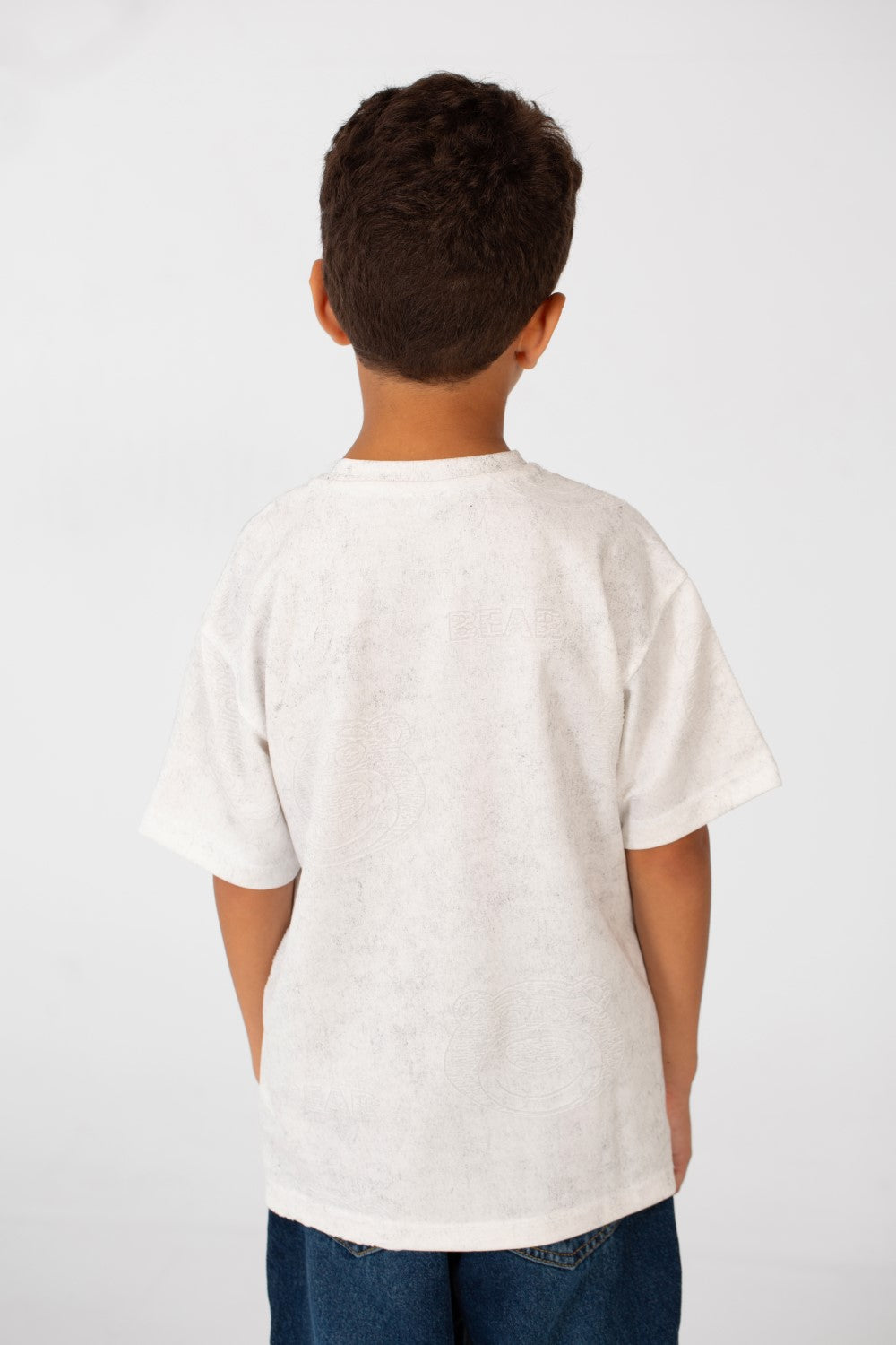 تي شيرت صيفي كبير الحجم بأكمام قصيرة ورقبة دائرية وعالي الجودة للأولاد