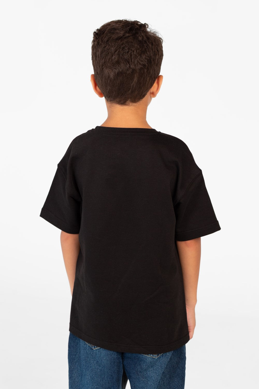 Boy's Milton Text Print Half Sleeve T-Shirt