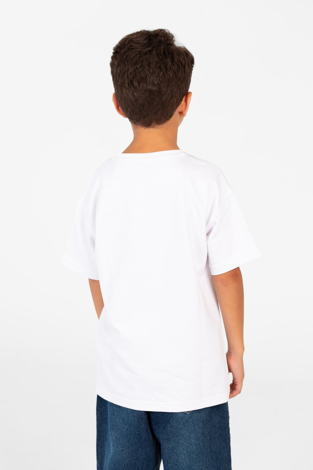 Boy's Milton Text Print Half Sleeve T-Shirt