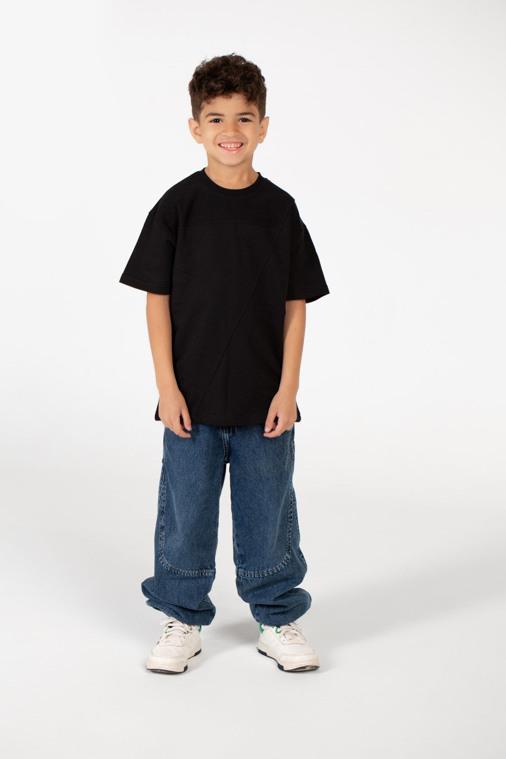 تي شيرت ميلتون الأساسي كبير الحجم للأولاد