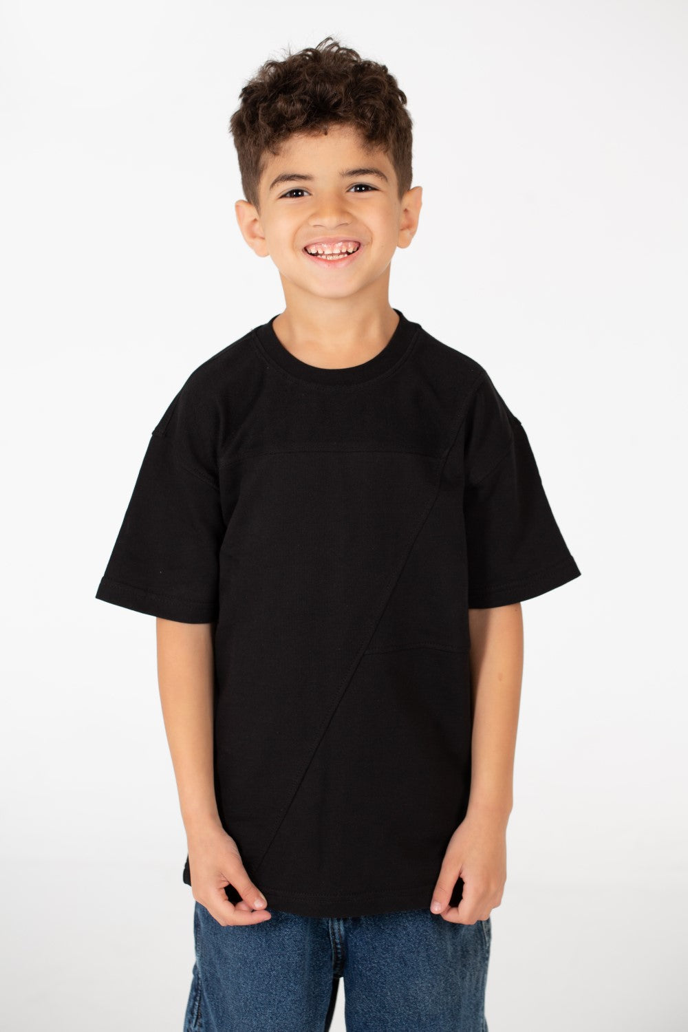 تي شيرت ميلتون الأساسي كبير الحجم للأولاد