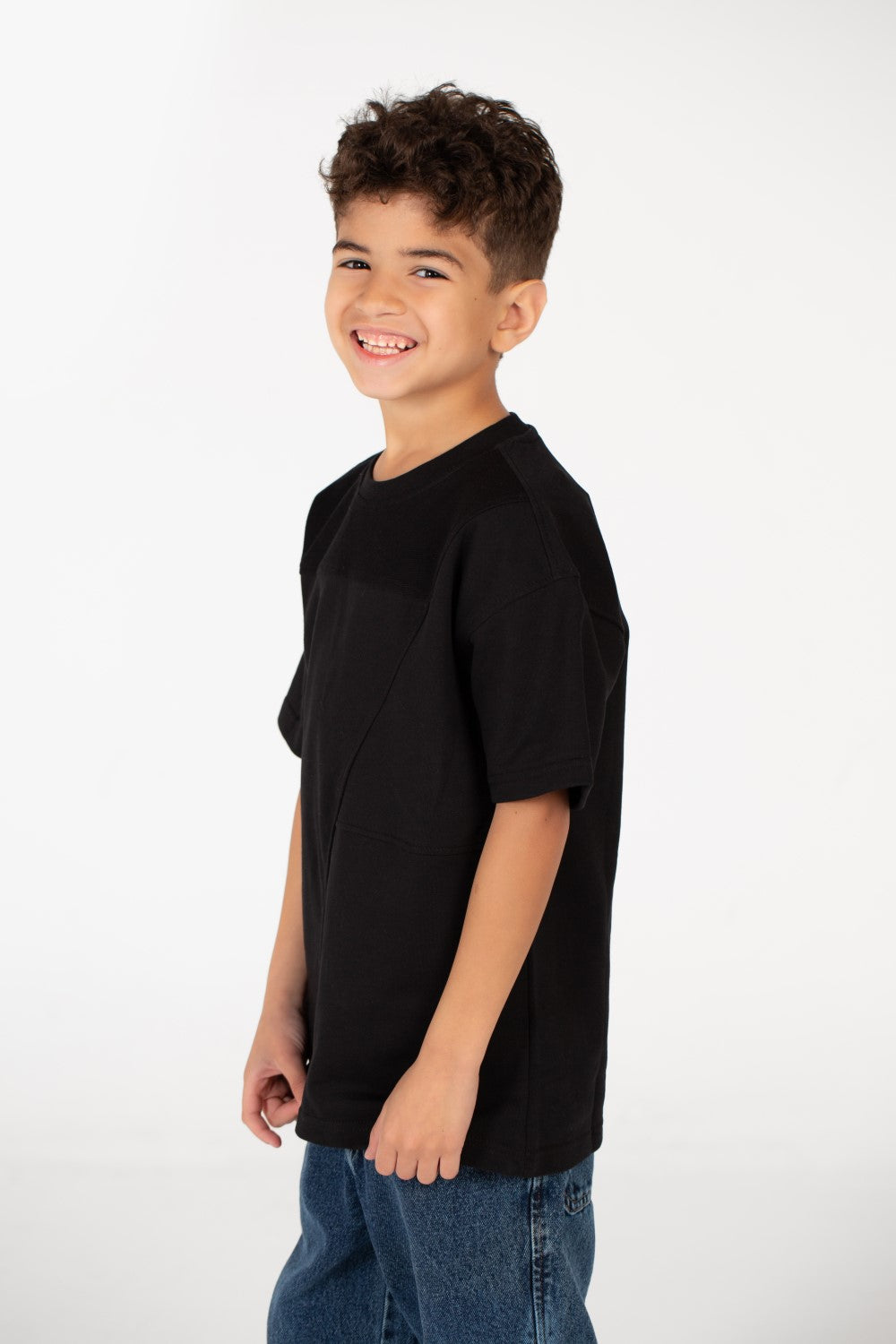 تي شيرت ميلتون الأساسي كبير الحجم للأولاد