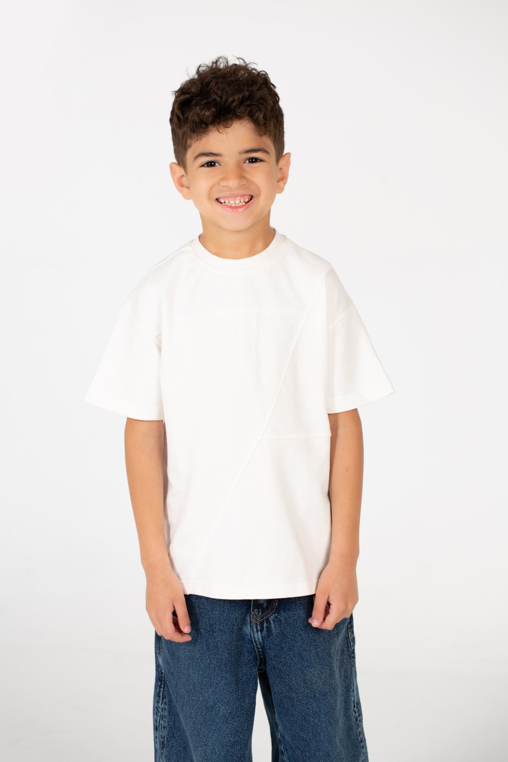 تي شيرت ميلتون الأساسي كبير الحجم للأولاد