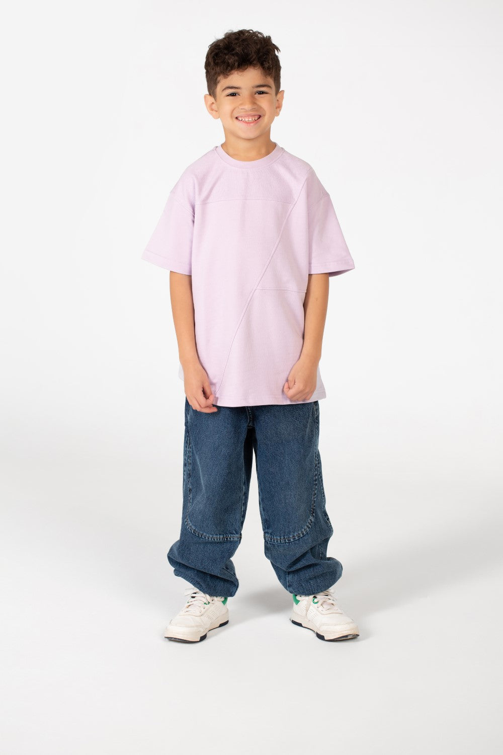 تي شيرت ميلتون الأساسي كبير الحجم للأولاد