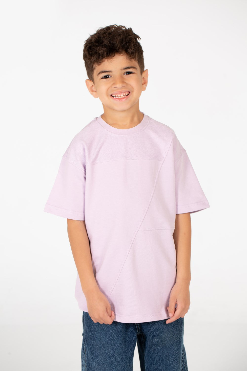 تي شيرت ميلتون الأساسي كبير الحجم للأولاد