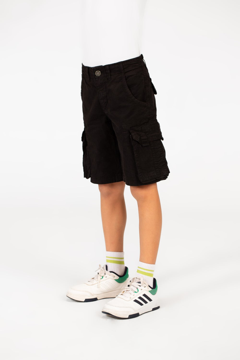 شورت غاباردين للأولاد مع جيوب