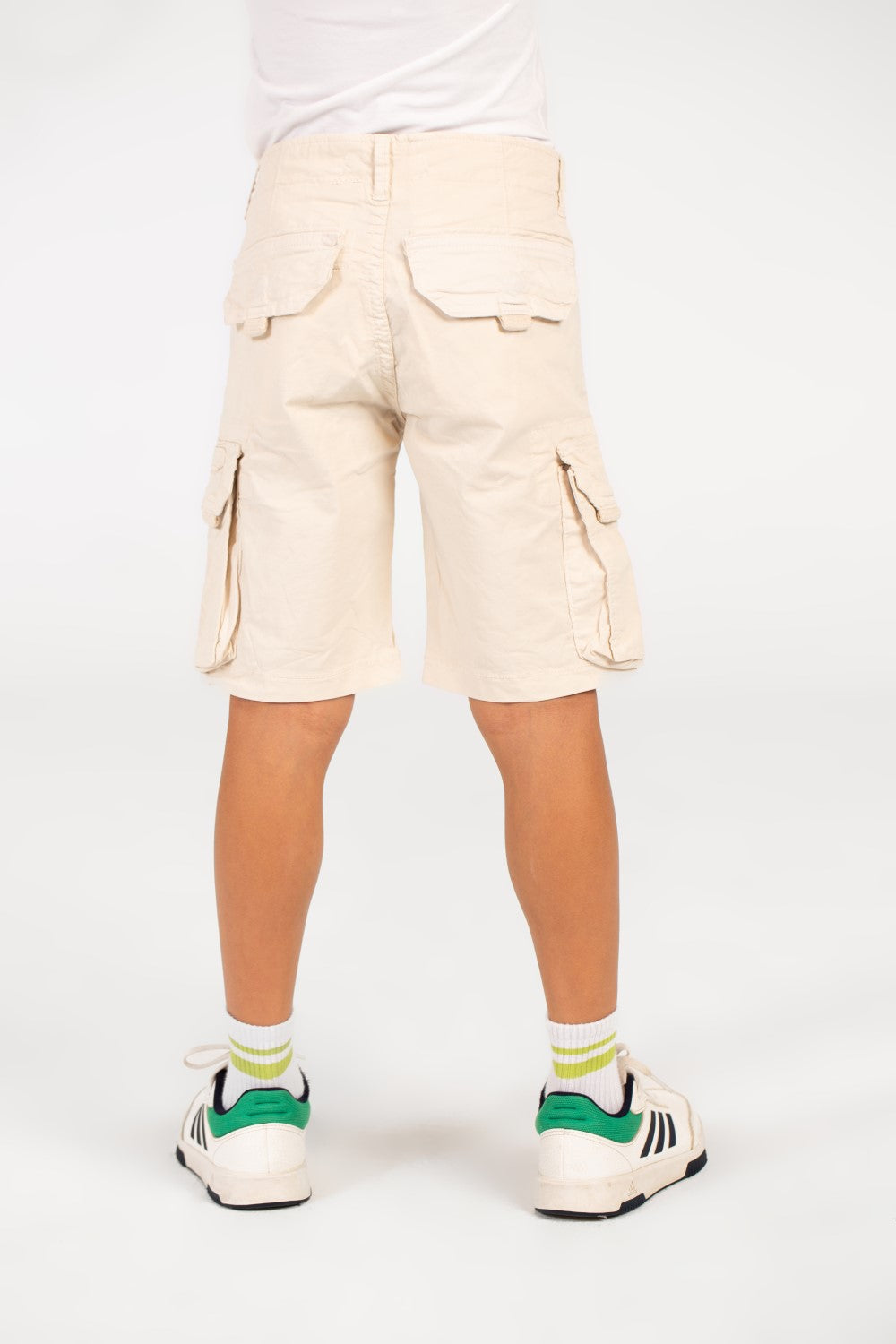 شورت غاباردين للأولاد مع جيوب