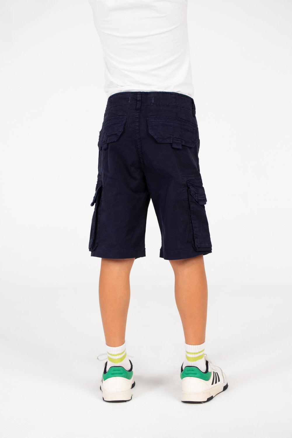 شورت غاباردين للأولاد مع جيوب