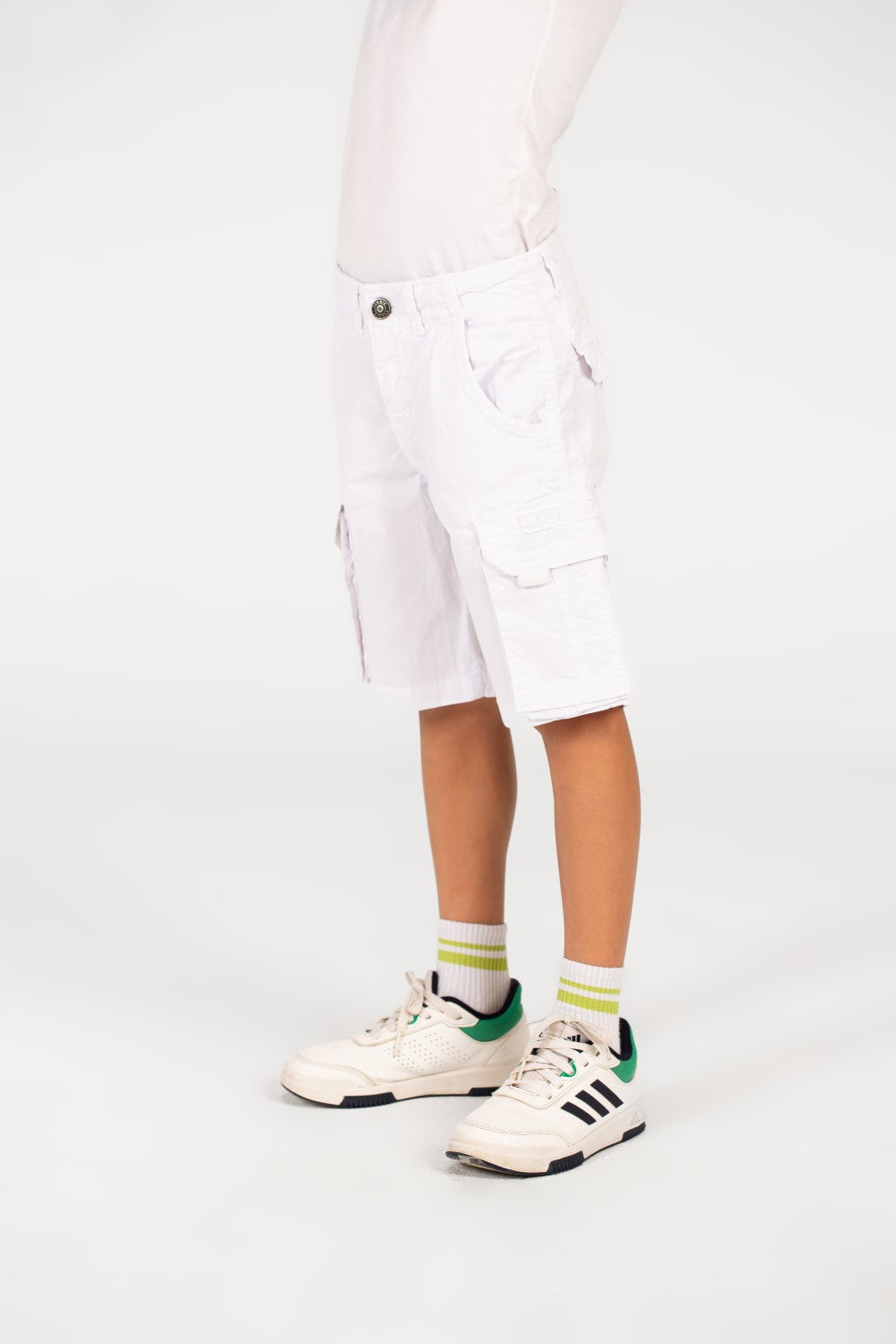 شورت غاباردين للأولاد مع جيوب