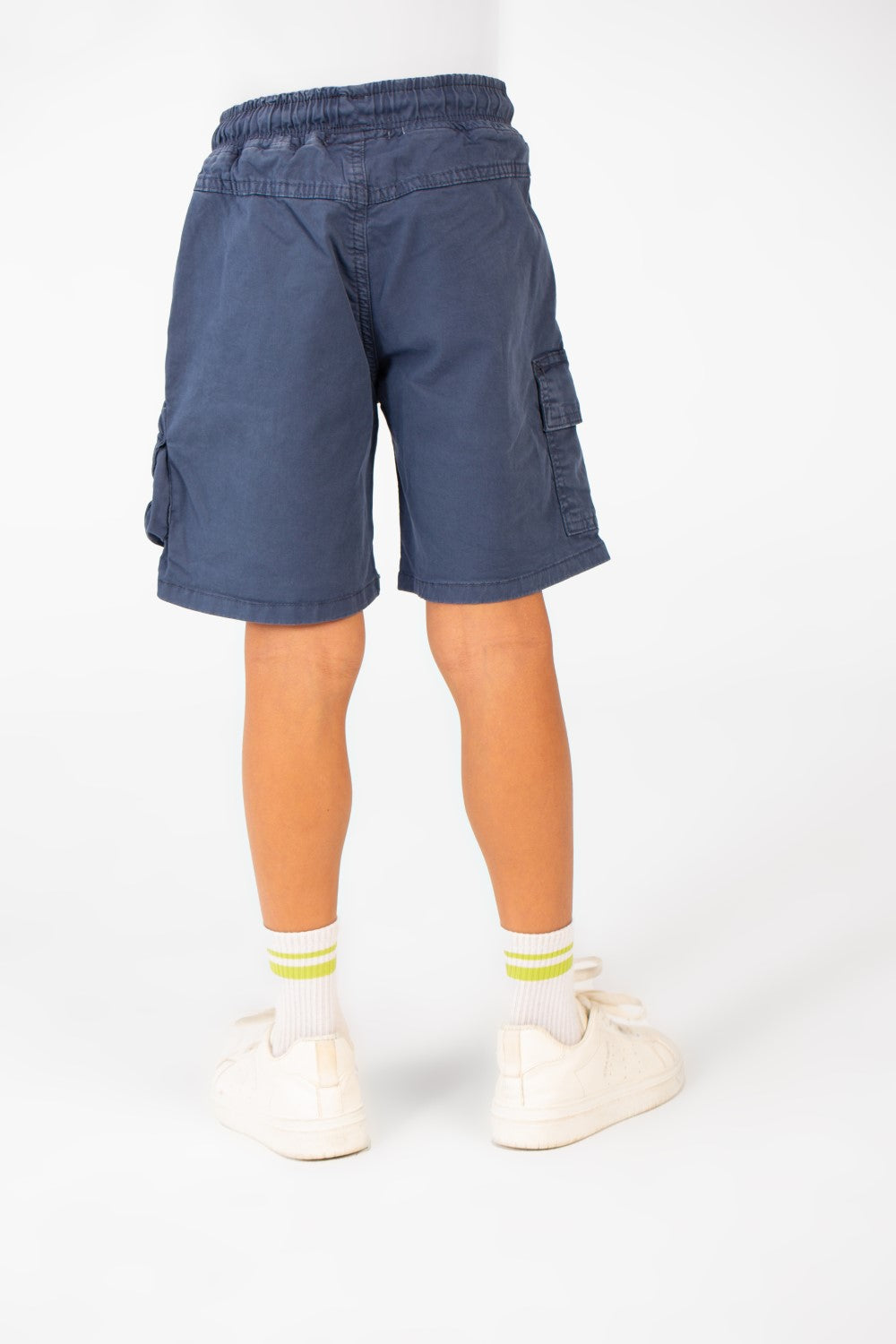 شورت طماطم غاباردين للأولاد بحزام خصر مطاطي مع جيوب عصرية