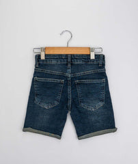 شورت جينز ناعم بقصّة Slim Fit للأولاد