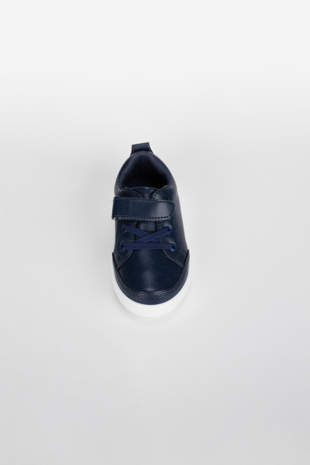 Boy's Flat Sole Faux Leather Sneaker Shoes With Unique Style