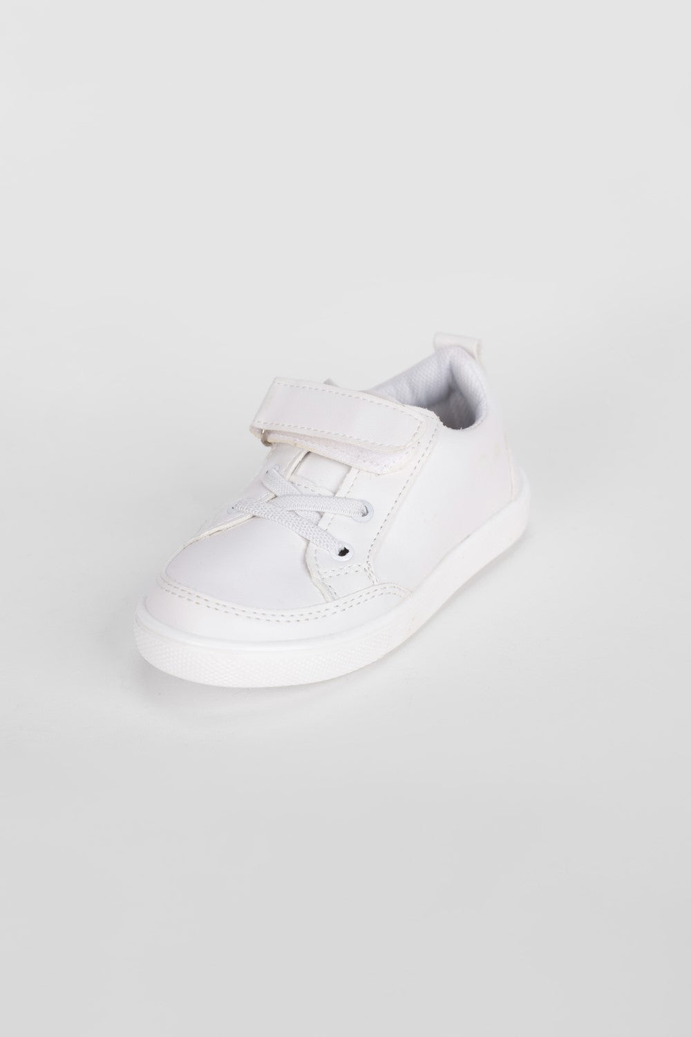 Boy's Flat Sole Faux Leather Sneaker Shoes With Unique Style